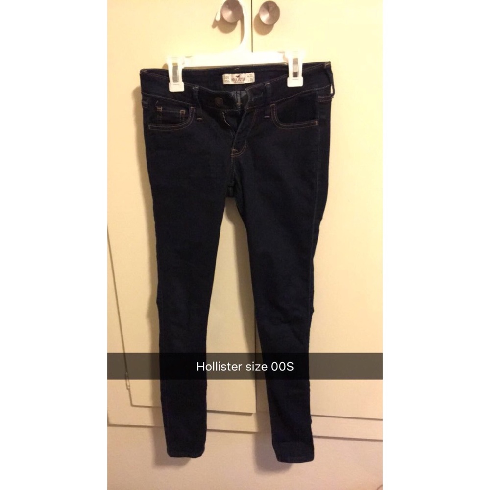 Dark wash hollister jeans